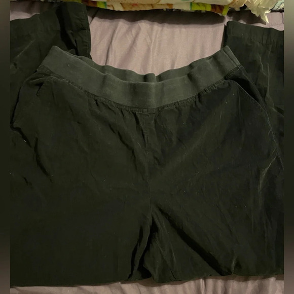 J. Jill Pure Jill Corduroy Cotton Pull On Pants‎ Black Large Basic Casual Travel - Picture 3 of 8